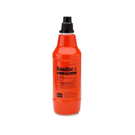 BETADINE JABONOSO 75 mg/ml SOLUCION CUTANEA 1 FRASCO 500 ml