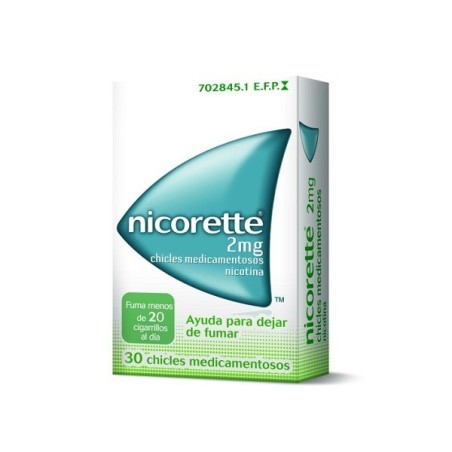 NICORETTE 2 mg 30 CHICLES MEDICAMENTOSOS