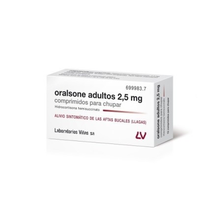 ORALSONE ADULTOS 2,5 mg 12 COMPRIMIDOS PARA CHUPAR