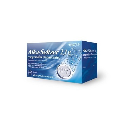 ALKA-SELTZER 2,1 g 20 COMPRIMIDOS EFERVESCENTES