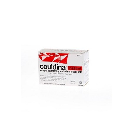 COULDINA INSTANT CON PARACETAMOL 20 SOBRES GRANULADO EFERVESCENTE