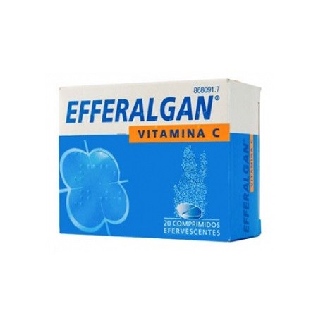 EFFERALDOL CON VITAMINA C 330 mg/200 mg 20 COMPRIMIDOS EFERVESCENTES