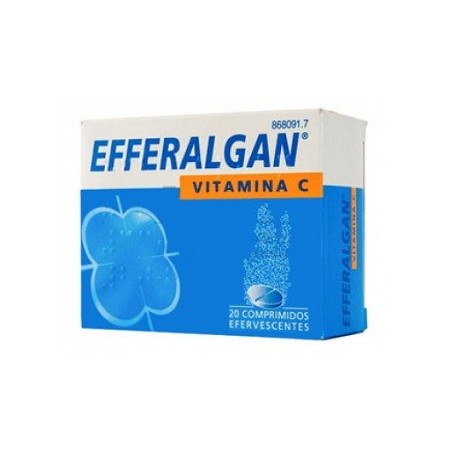 EFFERALDOL CON VITAMINA C 330 mg/200 mg 20 COMPRIMIDOS EFERVESCENTES