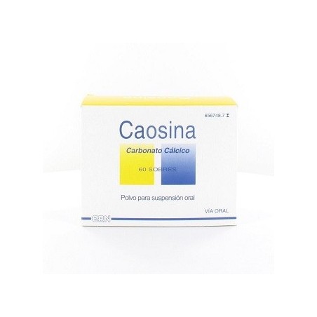 CAOSINA 2500 mg (1000 mg Ca) 60 SOBRES POLVO PARA SUSPENSION ORAL
