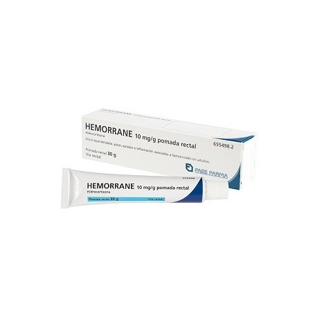 HEMORRANE 10 mg/g POMADA RECTAL 1 TUBO 30 g