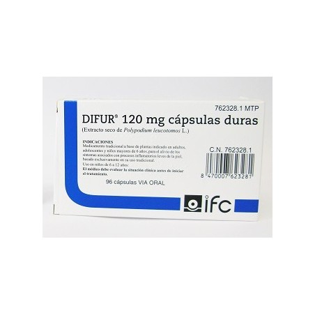 DIFUR 120 MG 96 CAPSULAS