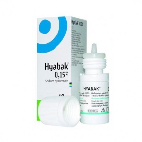 HYABAK 0,15% SOLUCION HIDRATANTE LENTES DE CONTACTO 1 ENVASE 10 ml