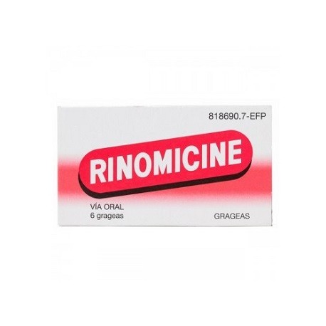 RINOMICINE 6 COMPRIMIDOS RECUBIERTOS
