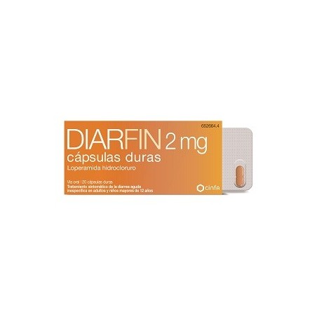 DIARFIN 2 MG 20 CAPSULAS