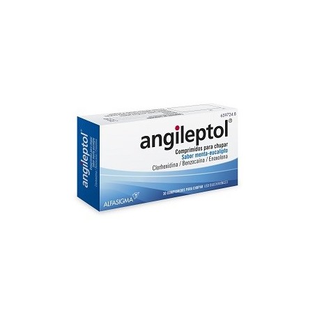 ANGILEPTOL 30 COMPRIMIDOS PARA CHUPAR MENTA-EUCALIPTO