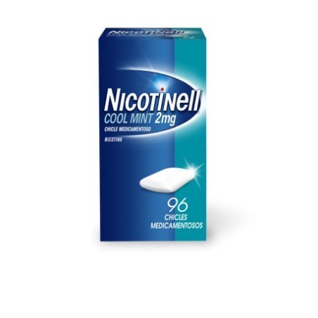 NICOTINELL COOL MINT 2 MG 96 CHICLES MEDICAMENTOSOS