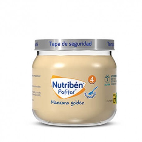 NUTRIBEN POTITO INICIO A LA FRUTA MANZANA GOLDEN 1 ENVASE 120 g