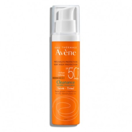 AVENE CLEANANCE SOLAR SPF 50+ MUY ALTA PROTECCION 1 ENVASE 50 ml COLOR