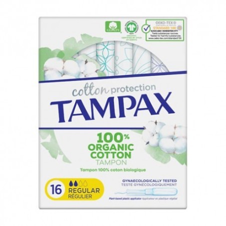 TAMPAX COTTON PROTECTION 16 UNIDADES REGULAR