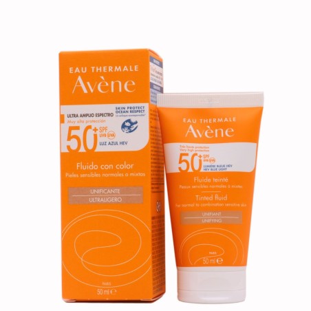 AVENE FLUIDO COLOREADO 50+ SPF MUY ALTA PROTECCION 1 ENVASE 50 ml