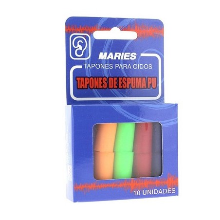 TAPONES OIDOS ESPUMA PU MARIES FOCUS 10 UNIDADES