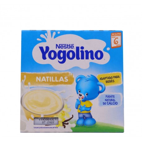 NESTLE YOGOLINO NATILLAS DE GALLETA 4 TARRINAS 100 g