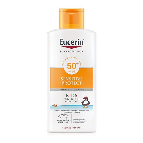 EUCERIN SUN PROTECTION 50+ LOCION INFANTIL SENSITIVE PROTECT 1 ENVASE 400 ml