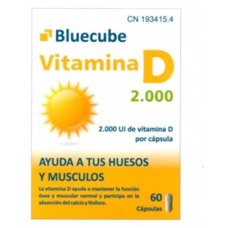 VITAMINA D 2000 BLUECUBE 60 CAPSULAS