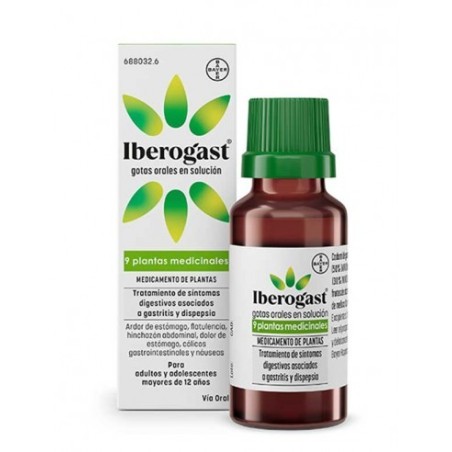 IBEROGAST GOTAS ORALES EN SOLUCION 1 FRASCO 20 ml