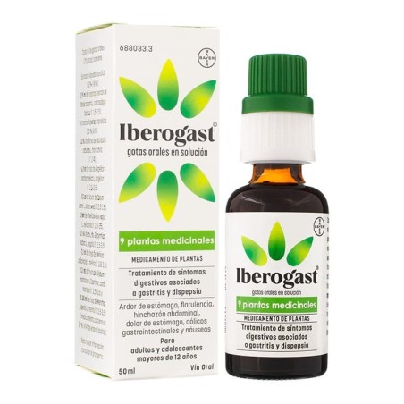 IBEROGAST GOTAS ORALES EN SOLUCION 1 FRASCO 50 ml