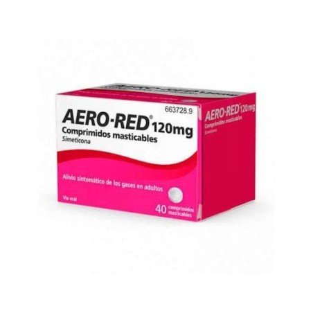 AERO RED 120 MG 40 COMPRIMIDOS MASTICABLES