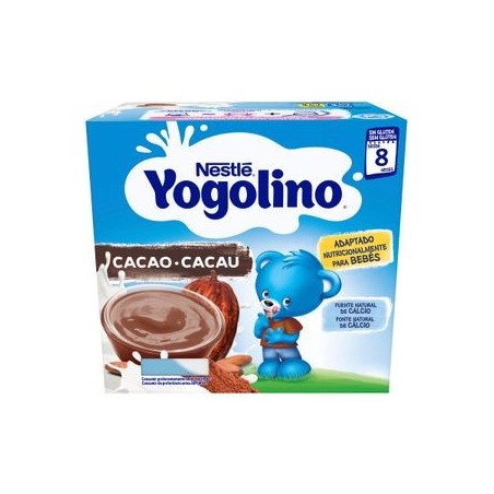 NESTLE YOGOLINO CACAO 4 TARRINAS 100 G