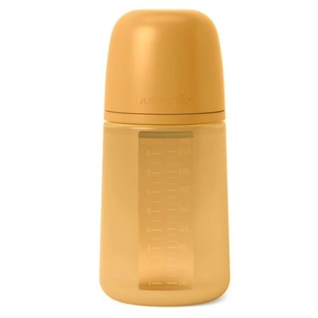 BIBERON SILICONA SUAVINEX SOFT COLOUR + 3 MESES 1 UNIDAD 240 ml