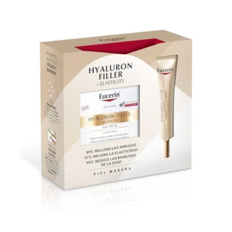 EUCERIN PACK HYALURON FILLER ELASTICITY FPS30  + CONTORNO DE OJOS