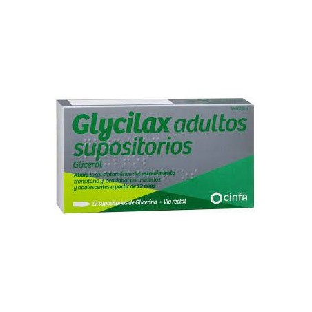 GLYCILAX ADULTOS 3,31 g 12 SUPOSITORIOS