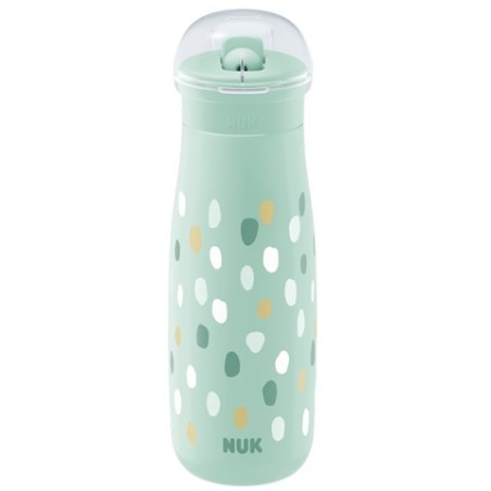 TAZA MINI-ME FLIP IT PP NUK +12 MESES 1 UNIDAD 450 ML COLOR VERDE