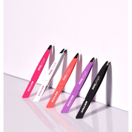 PINZA DE DEPILAR ,OBLICUA  EFFORLESS 8 CM